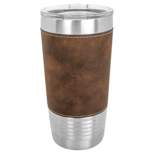 20 oz Leatherette Tumbler